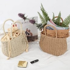 토픽샵 라탄 바구니백 데일리가방 여성가방