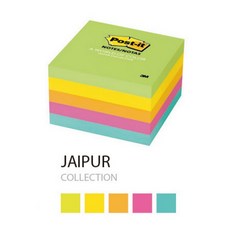 3M 포스트-잇 654-5UC 플로랄판타지_자이푸르(76x76mm/5패드), 단품