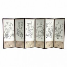 얼쑤 병풍만들기 6폭 4폭, 6폭 초충도, 1개