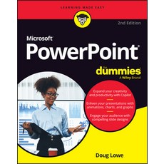 (영문도서) PowerPoint for Dummies Paperback, English, 9781394292363