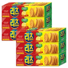리츠 샌드위치 크래커 레몬 96g x 6개