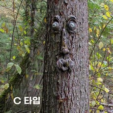 나무 얼굴 꾸미기 나무꾸미기 이목구비 키트 눈코입 장식, 몸통 얼굴 C