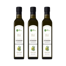아보그랜드 멕시코 HASS 등급 엑스트라버진 아보카도오일, 3개, 500ml