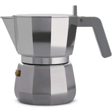 알레시 모카 에스프레소 커피 메이커 3컵, 3 cups, grey