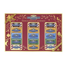 GHIRARDELLI 鷹牌 巧克力禮盒 綜合口味, 1盒, 207g