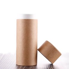 크래프트 종이 항아리 상자 선물 포장 라운드 실린더 오일 병 향수용 판지 튜브, 04 50ml, 1. Kraft