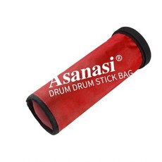【Asanasi】夾式鼓棒筒 鼓棒收納 爵士鼓鼓棒 鼓棒袋 防潑水 鼓棒桶 鼓棒掛袋 打擊樂器 爵士鼓 鼓棒周邊, 紅色, 1個