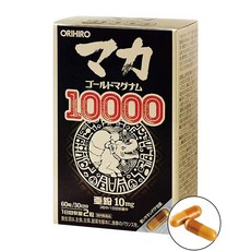 ORIHIRO 黃金瑪卡10000mg膠囊 60顆 30日份 提高活力, 1個