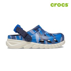 크록스 듀엣 맥스 II 카모 리덕스 클로그 키즈 아동샌들 209120-46K