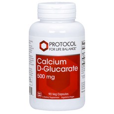 Protocol 4 Life Balance D-葡萄糖酸鈣 500 毫克素食膠囊 素食, 90入, 1個