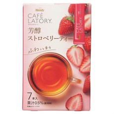블랜디 카페 라토리 향기로운 스트로베리 티, 1개, 6.5g, 7개입