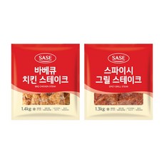 사세 바베큐 치킨 스테이크 1.4kg + 스파이시 그릴 스테이크 1.3kg, 1개