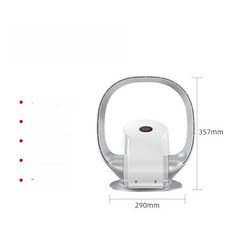 베러샵 무풍선풍기 날개없는 날개없는선풍기 무풍, 1개, 310F 실버 WiFi 터치 스크린 9단계, 기본 색상