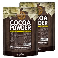 컬러푸드 옐로우라벨 코코아파우더, 2개, 1개입, 500g