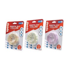 강아지 고양이 천연 에센셜 오일 모기 진드기 퇴치 목걸이, 고양이(목둘레~33cm), 오트밀+가드니아+페릴라