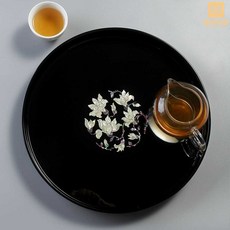 자개탁자 장식품 자개교자상 자개상 원형 찻상 소반, A. 중국 모란 꽃 조개 스티커