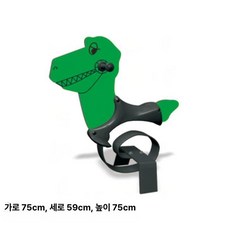 시소기구 놀이터 스프링 동물 공원 흔들말 어린이집 가정용 아파트, 밝은 녹색 티라노사우루스 렉스가, 1개