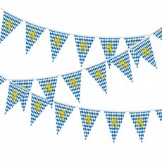 독일 맥주 축제 장식 블루 화이트 테이블 커버 옥토버 페스트, 1개, A.XXL