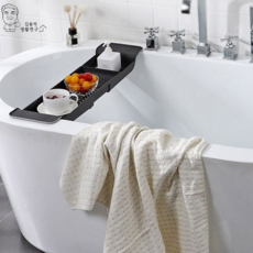 욕조트레이 다용도 트레이 욕실 반신욕 테이블 물빠짐 다용도, 1개