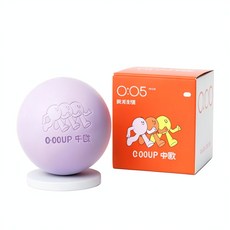 0:00UP 按摩舒緩筋膜球, 薔薇紫高彈矽膠舒適按摩單個裝