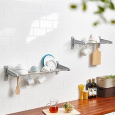 할메이드 스텐 주방 다용도 벽선반 키트락