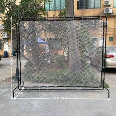 배드민턴네트 테니스 트레이너 선수 연습용 리바운드 네트 연습망 서브훈련, 리바운드 네트 세트, 1개