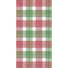 IHR Ideal Home Range 파티 냅킨 일회용 3겹 종이 런치 냅킨 팩 16.5cm x 16.5cm(6.5인치 x 6.5인치) 회양목 장식 20개, Red Gingham