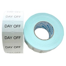 MDS 標籤貼紙 Day Off RA005, 1個, 1000入