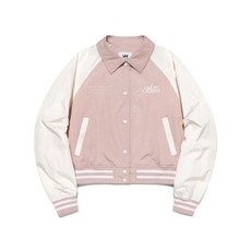 LEE 우먼 나일론 바시티 자켓 라이트 핑크 387346