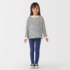 [무인양품] 키즈 태번수 크루넥 긴소매 긴팔 티셔츠 CB1MAA5S 477280