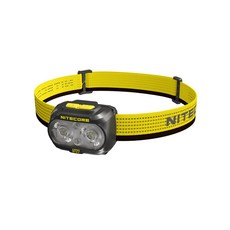 NITECORE UT27 頭燈 800流明 雙色溫 三光源 168米射程 雙電源 紅光, 1個, 時尚黑,最新UT27 UHE-含專用鋰電池x2