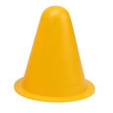 訓練標誌圓錐桶 輪滑障礙訓練器材 螢光黃, 黃色, 5個