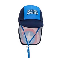15000 마블 캡틴아메리카 심볼 아동 플랩캡 수영 모자 뽀사사 캐릭터 남아 어린이 야외 물놀이