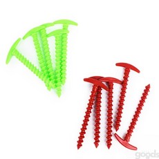 잘팔리는샵 텐트 나사팩 텐트고정팩, 1개, 그린