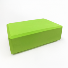 요가블럭 필라테스블럭 요가도구 필라테스 스트레칭 홈트 EVA, 옐로우 그린, 1개