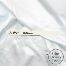 샤이니 화이트 우드 파일 180/240그릿 / 우드 화일 네일 케어 용품, 1개