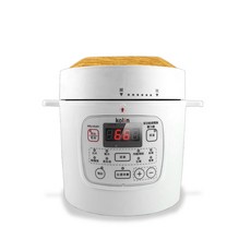 【kolin 歌林】多功能微電腦壓力鍋(KNJ-KU01)安全節能，快速烹調多種料理, 1個, 白色, 2L