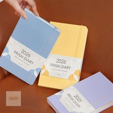 카르온 2026 B6 위클리 다이어리 날짜형 32절 스케줄러, 피콕블루