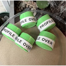 오버그립 미끄럼 방지 테니스 라켓 그립 패들 액세서리 충격 배드민턴 스쿼시 훈련 스웨트밴드 60, W75 Gr n