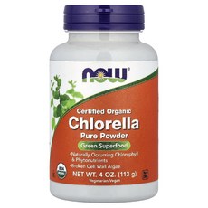 NWF 클로렐라 분말 Certified Chlorella 113g(4oz) 1개