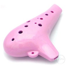 JINI 오카리나 알토C 입문 교육용 핑크 오카리나입문용