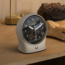 오더블유씨 보이저 조명 무소음 알람시계, 블랙(OTA-1019BK)