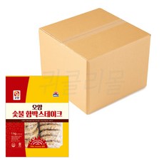 [팔도맛쟁이] 사조오양 숯불 함박 스테이크, 1kg, 10개