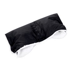 노리공간 핸드머프 유모차 장갑 유모차 핸드머프 유모차 방한장갑 유모차 핸드워머, 검정, 1개