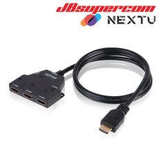 이지넷유비쿼터스 넥스트 NEXT-403SWC4K60 UHD 3:1 HDMI2.0 스위치 - JBSupercom, 1개