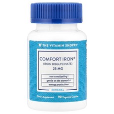 The Vitamin Shoppe Complete Iron® 25mg 베지 캡슐 90정 Shoppe (더 비타민 샵), The Vitamin Shoppe, Complete I, 1개