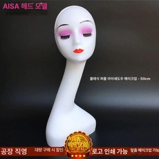 두상 마네킹 진열 안경전시 액세서리판매 액세서리 제품 전시 가발 헤어스타일 얼굴 쇼윈도 안경 모자, 9.클래식 퍼플 아이섀도우 50cm