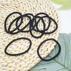 로프 10p 고무줄 블랙