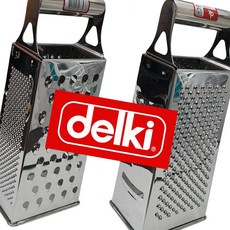 델키 스텐레스 그레이터 치즈강판 1개 감자 과일 토란 주방 연근 야채 견과류 생강