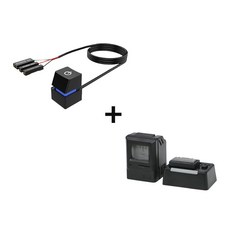 SGMK 컴퓨터 PC 외부 전원 스위치 버튼 7가지 RGB LED, 블랙 2M+포인트 키캡(블랙), 1개